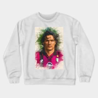 Paolo Maldini Portrait Crewneck Sweatshirt